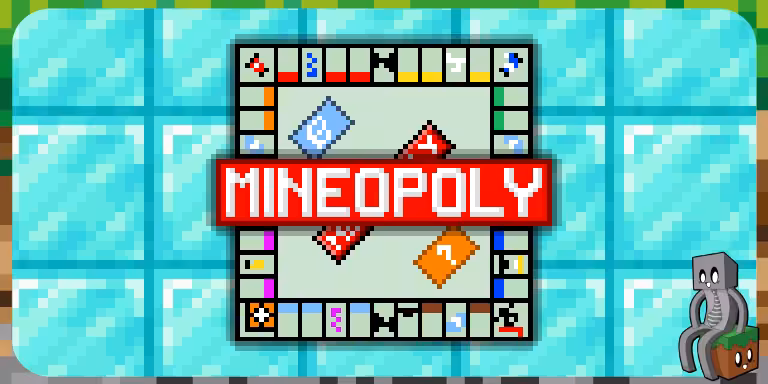 Mineopoly - Carte Minecraft sur le jeu Monopoly