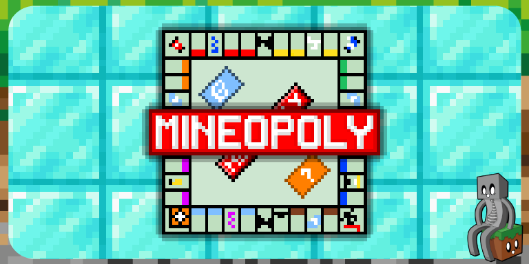 Mineopoly - Carte Minecraft sur le jeu Monopoly