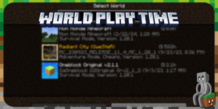 World Play Time : Mod Minecraft