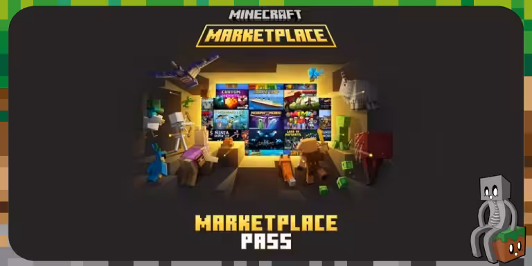 Minecraft : Découvrez le Marketplace Pass Marketplace Pass