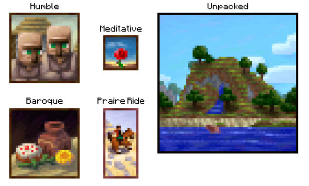 15 nouveaux tableaux pour les 15 ans de Minecraft ! - Minecraft-France