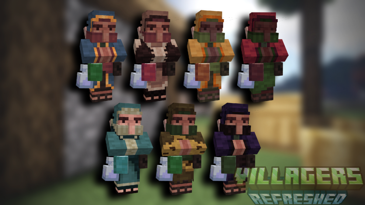 [Resource Pack] Villagers Refreshed [1.19 - 1.20] - Minecraft-France