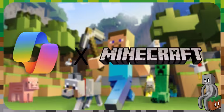 Copilote de Microsoft avec Minecraft