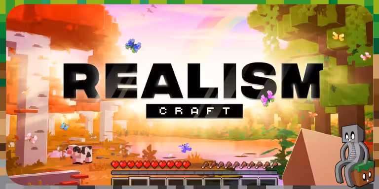 Découvrez Realism Craft qui transforme Minecraft grâce aux mondes dynamiques ! Realism Craft
