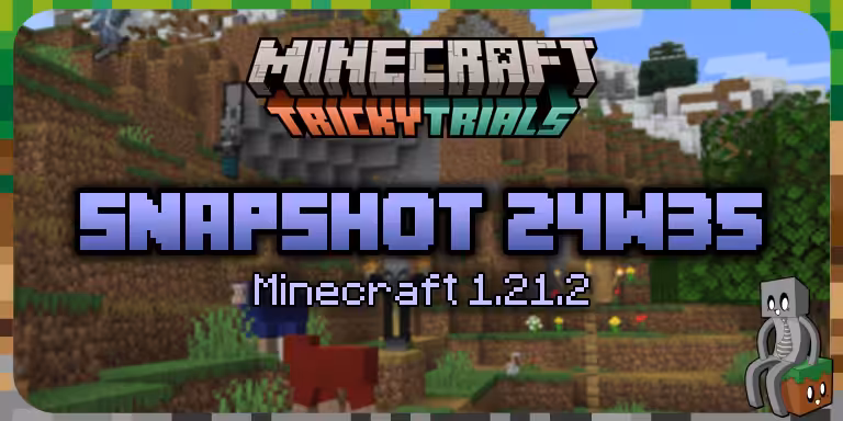 Minecraft 1.21.2 : Snapshot 24w35a 24w35a