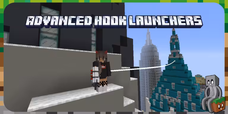 Advanced Hook Launchers - Mod Minecraft