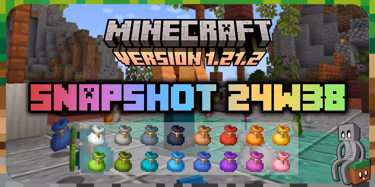 Minecraft 1.21.2 : Snapshot 24w38a 24w38a