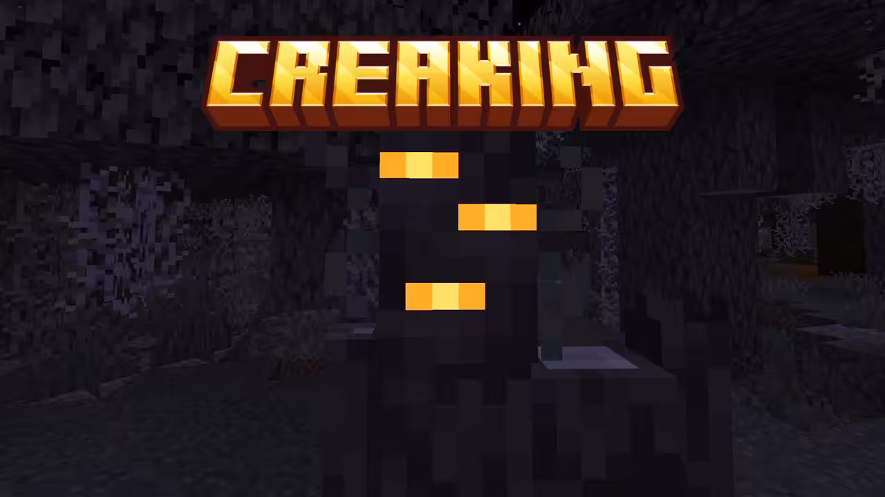 Creaking / Grinceur - Mob Minecraft Creaking Minecraft