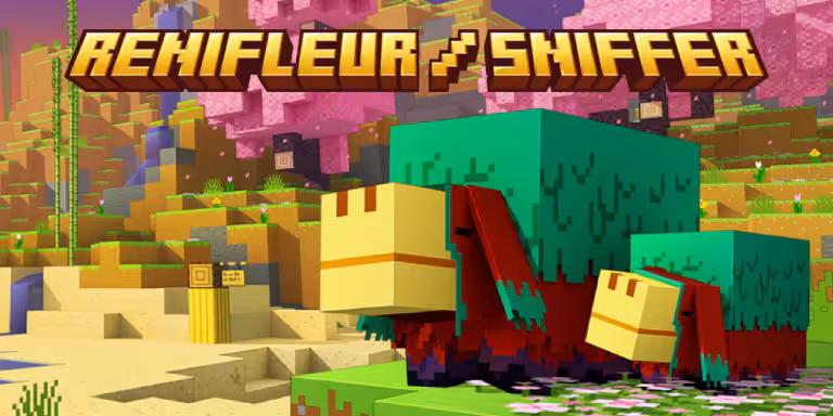 Renifleur / Sniffer - Mob Minecraft Renilfleur-Mob-Minecraft