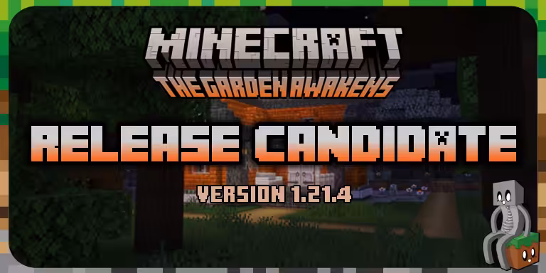 Minecraft 1.21.4 : Release Candidate n°3 1.21.4