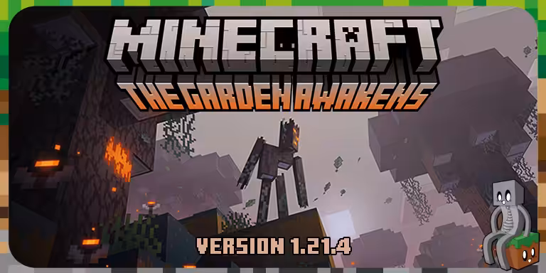 Minecraft 1.21.4 : tout le contenu de la mise à jour The Garden Awakens Minecraft 1.21.4