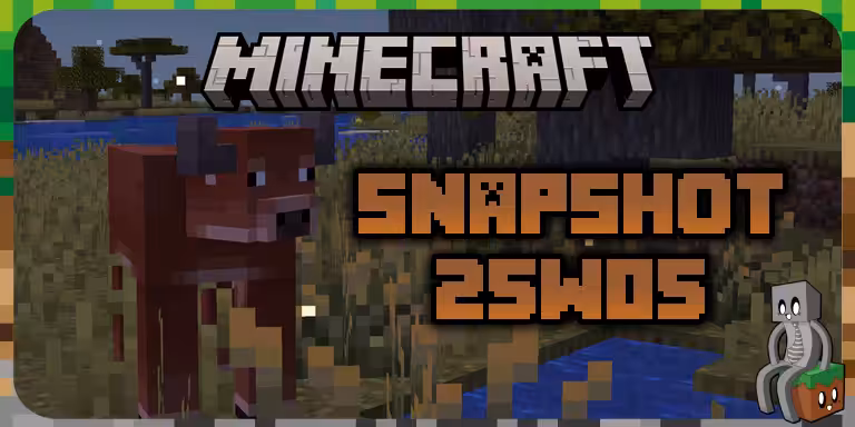 Minecraft 1.21.5 : Snapshot 25w05a 25w05a