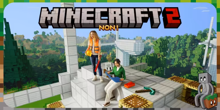 Illustration symbolique montrant qu’il n’y aura pas de Minecraft 2