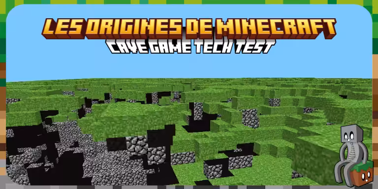 La version Cave Game Tech Test - Les origines de Minecraft Origine de Minecraft _ Cave Game Tech Test