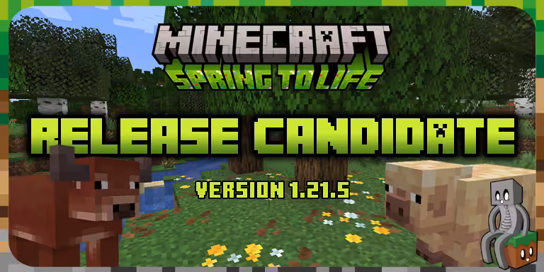 Minecraft 1.21.5 : Release Candidate n°2 Release Candidate 1.21.5