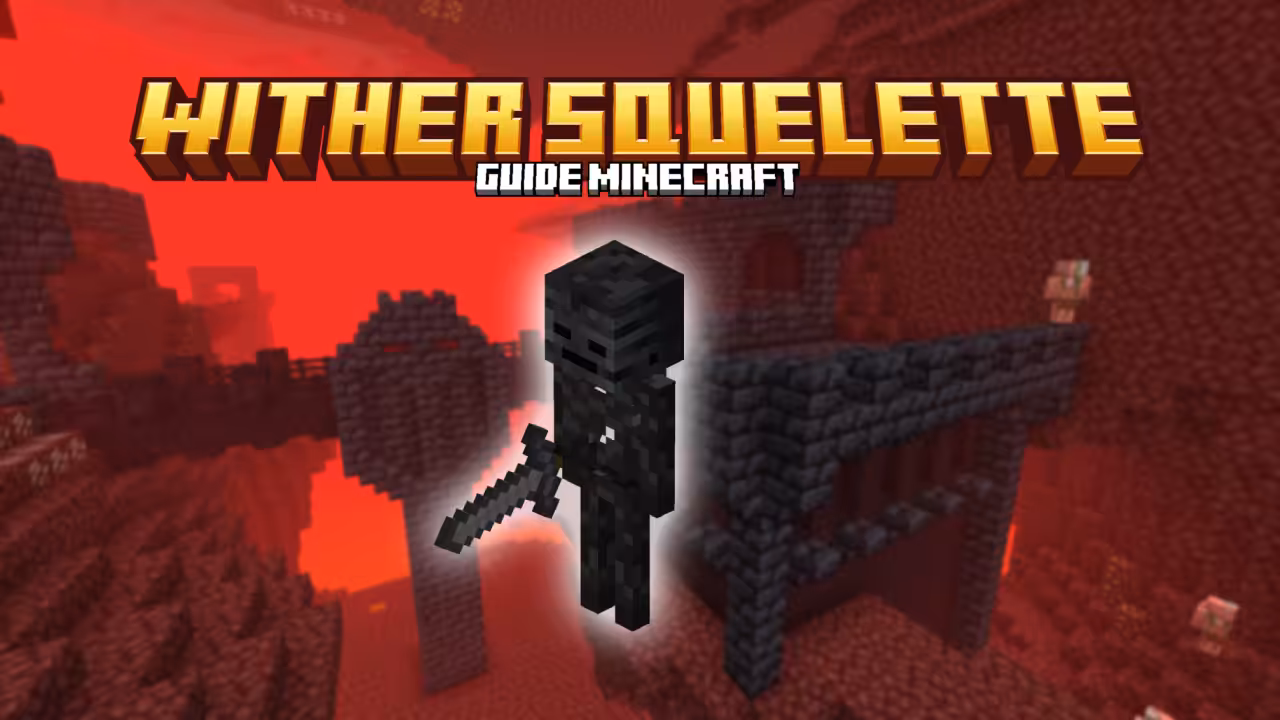 Wither Squelette : Tout savoir sur ce redoutable squelette du Nether Wither Squelette