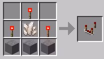 Craft de Comparateur de redstone