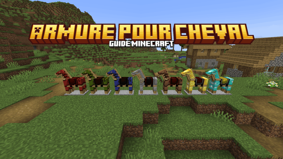 Comment Faire Une Armure Pour Cheval Video Armure pour cheval dans Minecraft : guide complet - Minecraft-France