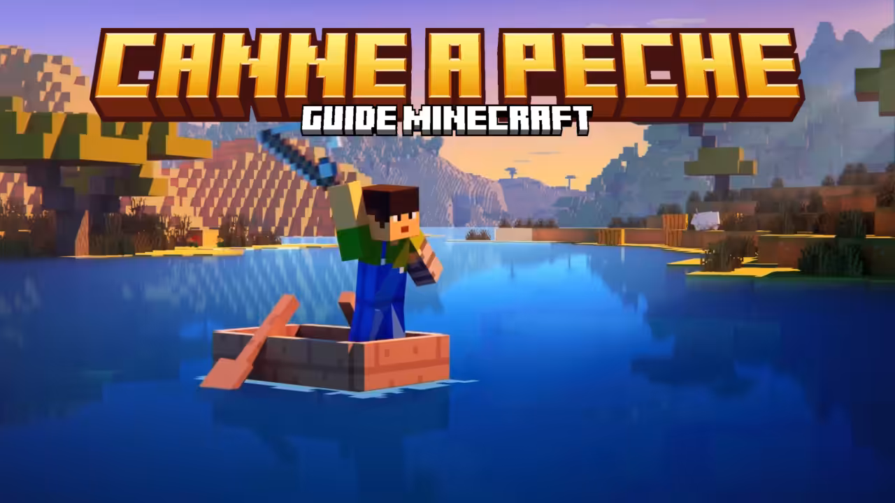 La canne à pêche dans Minecraft : tout ce qu’il faut savoir Canne à pêche