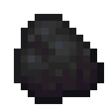 Un charbon dans Minecraft