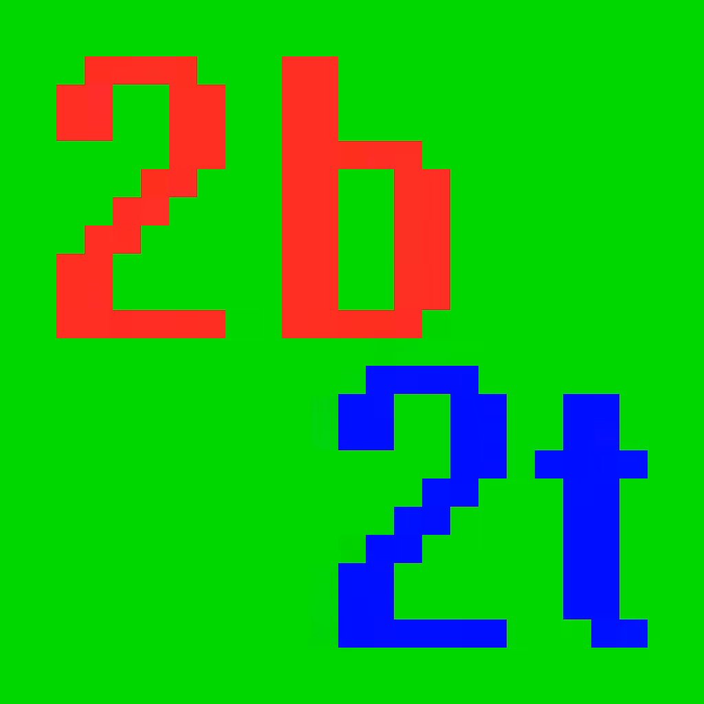 Premier logo de 2b2t de 2010 à 2017
