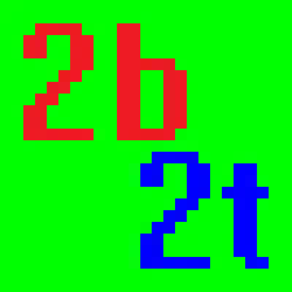 Premier logo de 2b2t de 2010 à 2017
