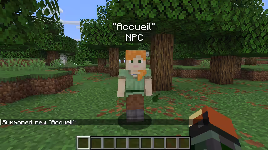 Alex en tant qu'accueil