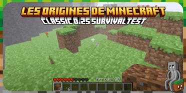 Minecraft Classic 0.25 Survival Test – Les origines de Minecraft