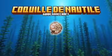 Coquille de nautile dans Minecraft : comment l’obtenir et à quoi elle sert