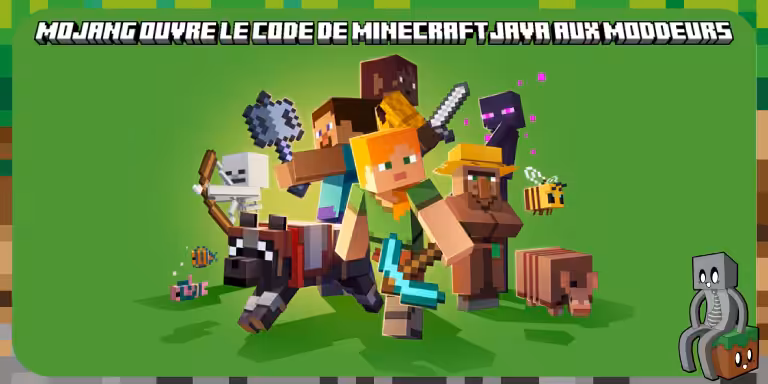 Mojang ouvre le code de Minecraft
