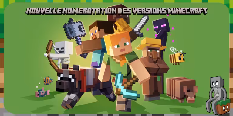 Numerotation version minecraft