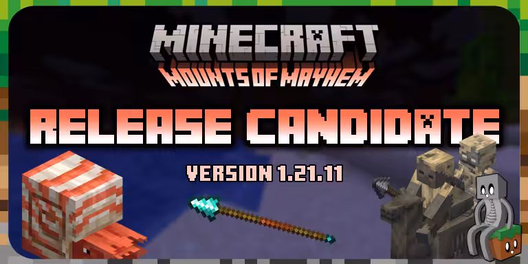 Minecraft 1.21.11 : Release Candidate n°3 Release Candidate 1.21.11
