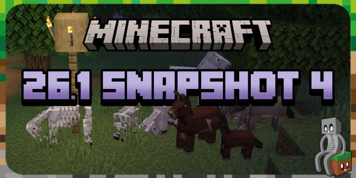 Minecraft 26.1 : nouveautés, snapshots et contenu à venir