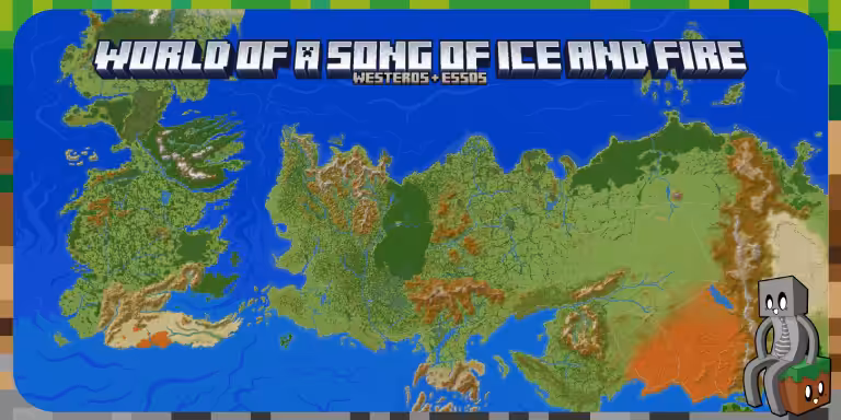 World of A Song of Ice and Fire - Westeros + Essos