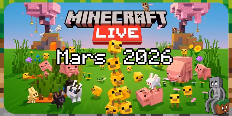 Minecraft live mars 2026