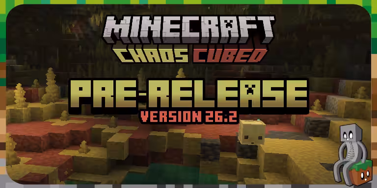 Minecraft 26.2 : Pre-Release 1 26.2 pre-release