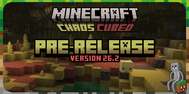 Minecraft 26.2 : Pre-Release 1 26.2 pre-release