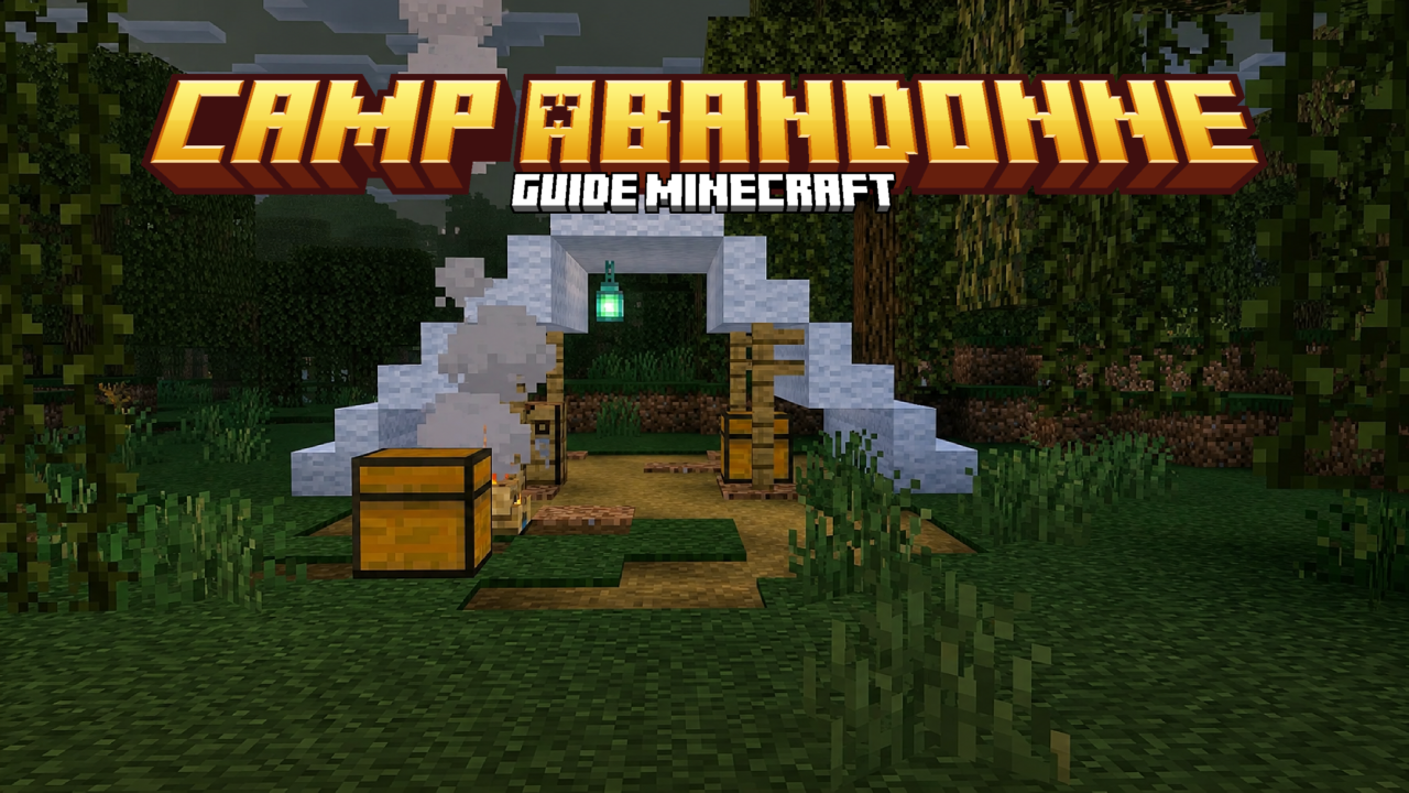Camp abandonné dans Minecraft : guide de la nouvelle structure Camp abandonné