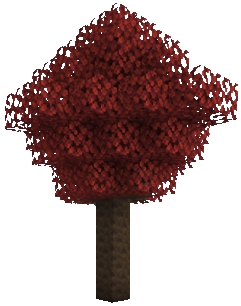 Un peuplier dans Minecraft