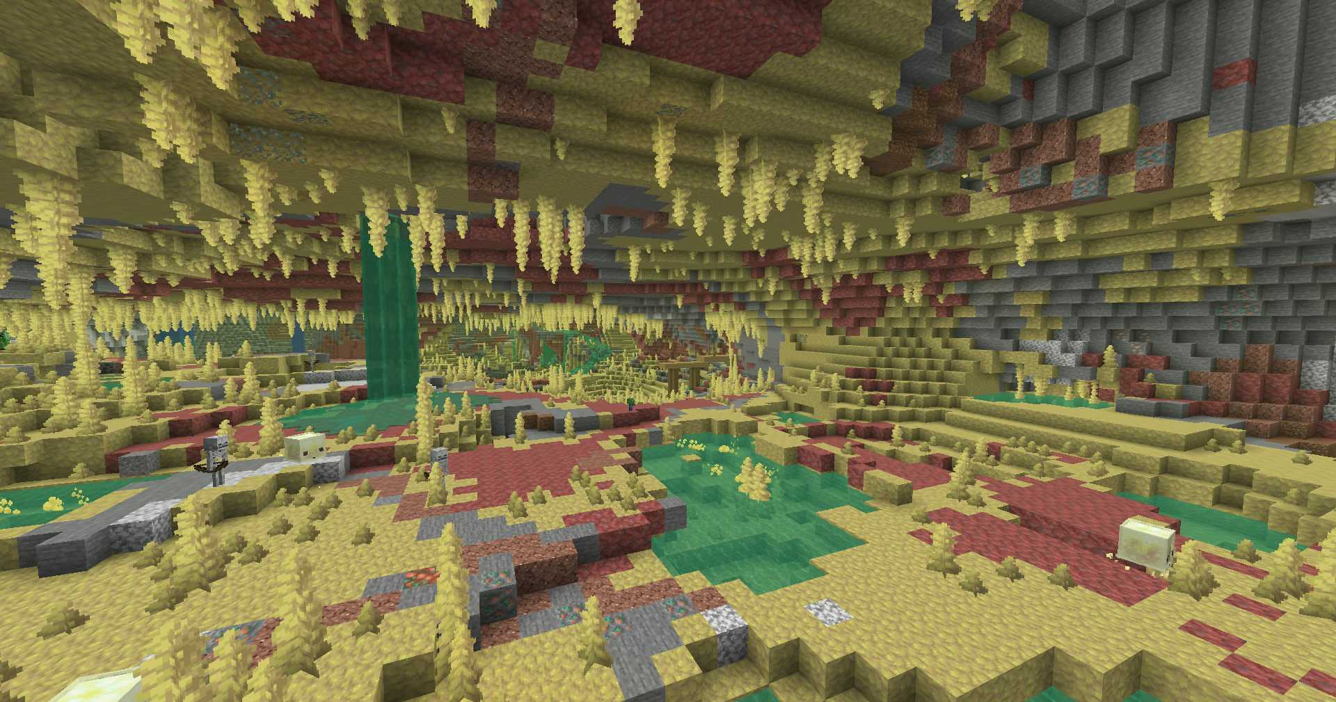 Caverne de soufre dans Minecraft 26.2 Chaos Cubed
