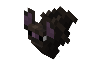 Chauve-souris de Minecraft en vol.