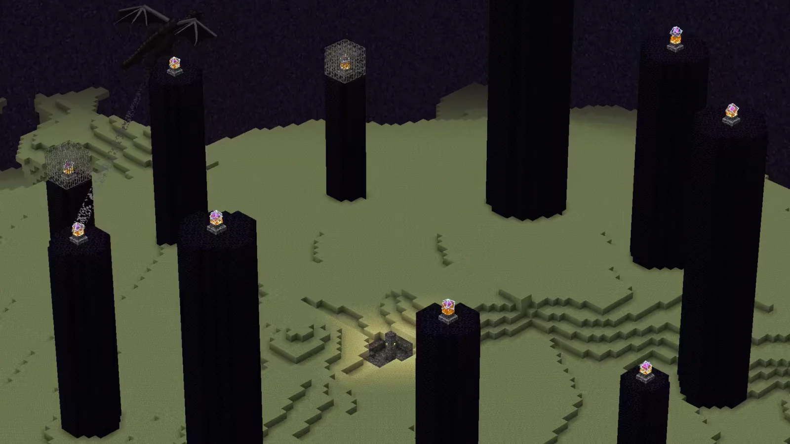 Biome L’End dans Minecraft.