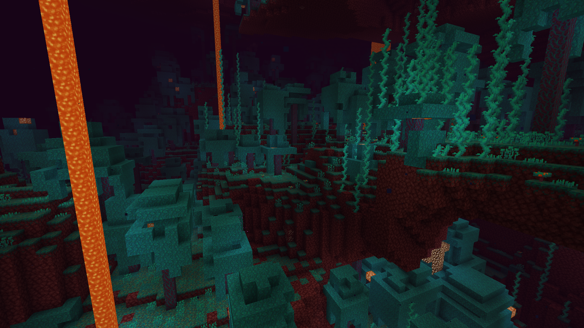 Biome Forêt biscornue dans Minecraft.