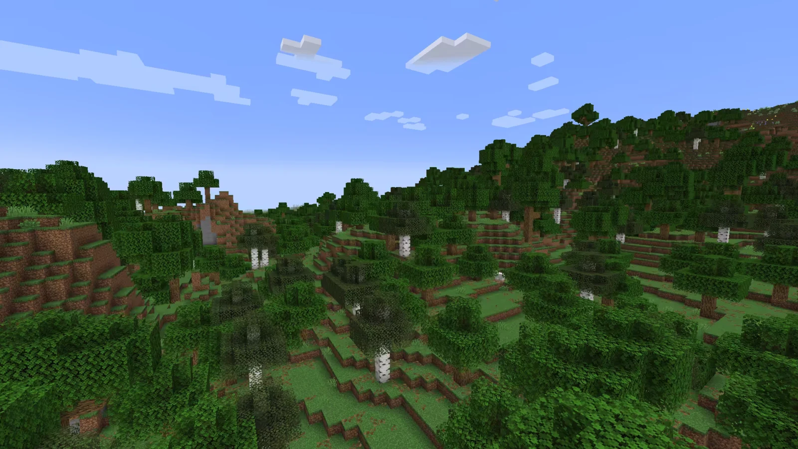 Biome Forêt dans Minecraft.