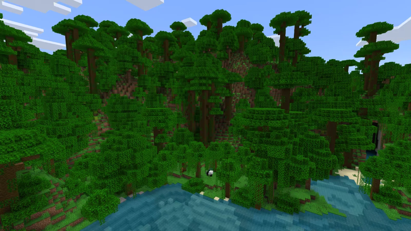Biome Jungle dans Minecraft.