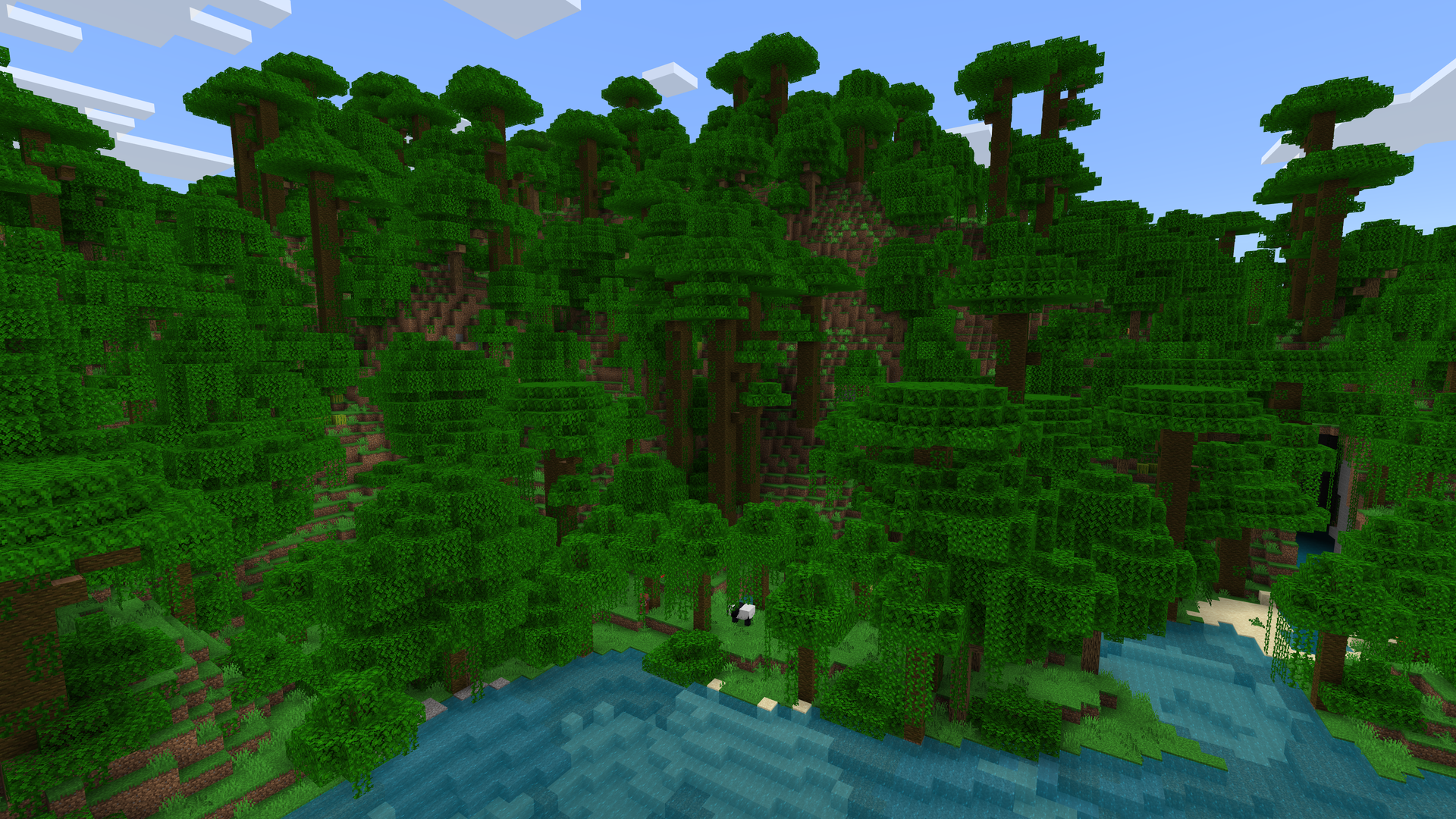 Biome Jungle dans Minecraft.