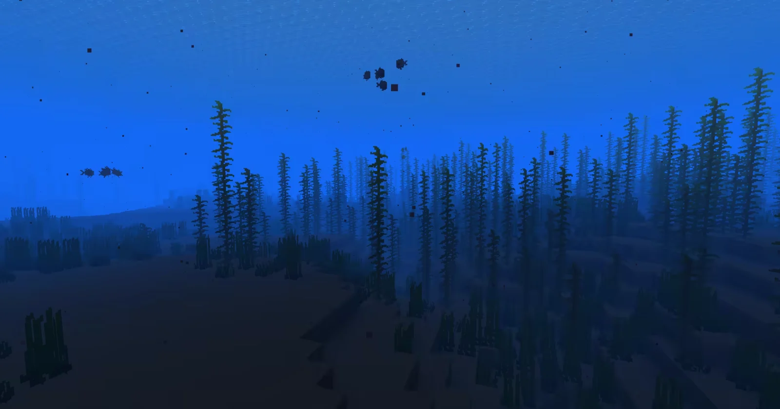 Biome Océan tiède profond dans Minecraft.