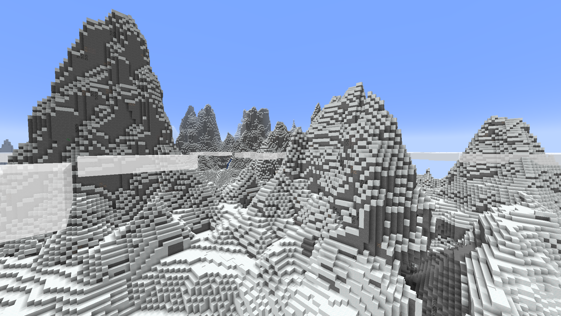 Biome Pics dentelés dans Minecraft.