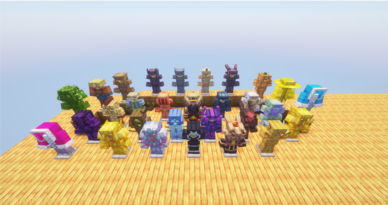 Armures du mod Minecraft Confluence Otherworld