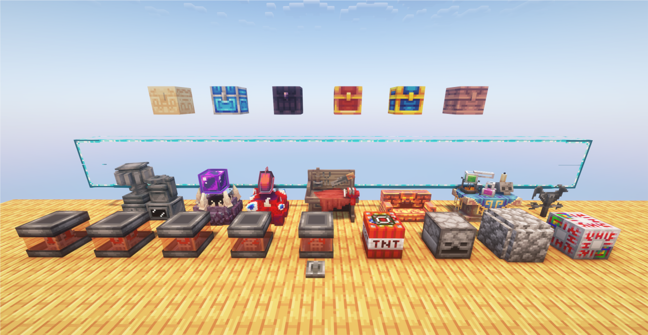 Blocs fonctionnels du mod Minecraft Confluence Otherworld